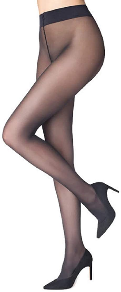Marilyn Naked Luxe Silky Tights 40 Denier - Made in Europe Apparel & Accessories > Clothing > Underwear & Socks > Shapewear MARILYN Black 2 