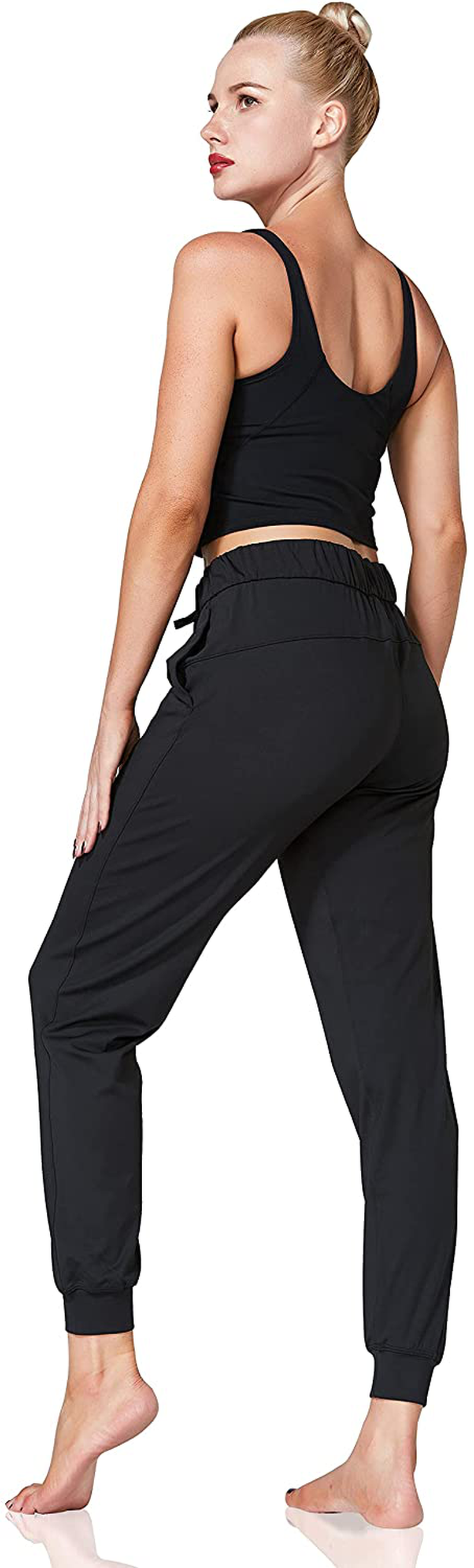 Sunzel Women Lightweight Joggers Pants with Pockets, Super Soft Quick Dry Lounge Sweatpants for Yoga Workout Running Casual Apparel & Accessories > Clothing > Activewear Kylie Max   