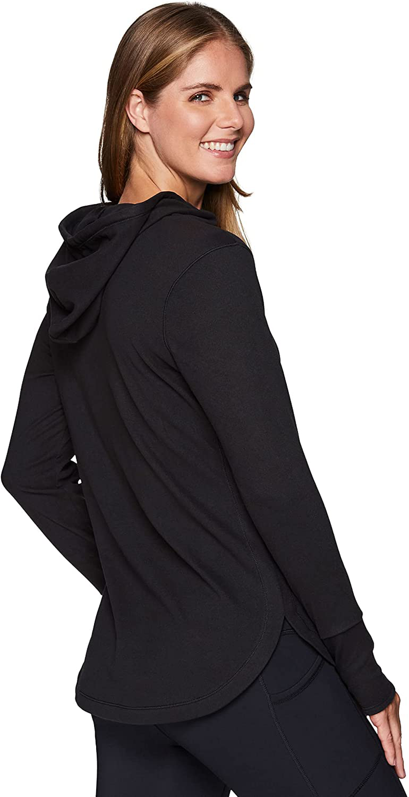 RBX Active Women'S Fashion Yoga Lightweight Long Sleeve Pullover Hoodie Top Apparel & Accessories > Clothing > Activewear Kylie Max   