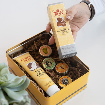 Burt's Bees Gift Set, 6 Classic Products – Cuticle Cream, Hand Salve, Lip Balm, Res-Q Ointment, Hand Repair Cream & Foot Cream, in Giftable Tin Arts & Entertainment > Party & Celebration > Gift Giving Burt's Bees, Inc.   
