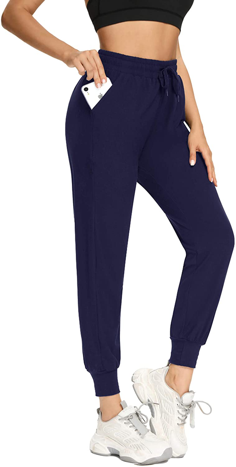FULLSOFT Sweatpants for Women-Womens Joggers with Pockets Lounge Pants for Yoga Workout Running Apparel & Accessories > Clothing > Activewear Kylie Max   