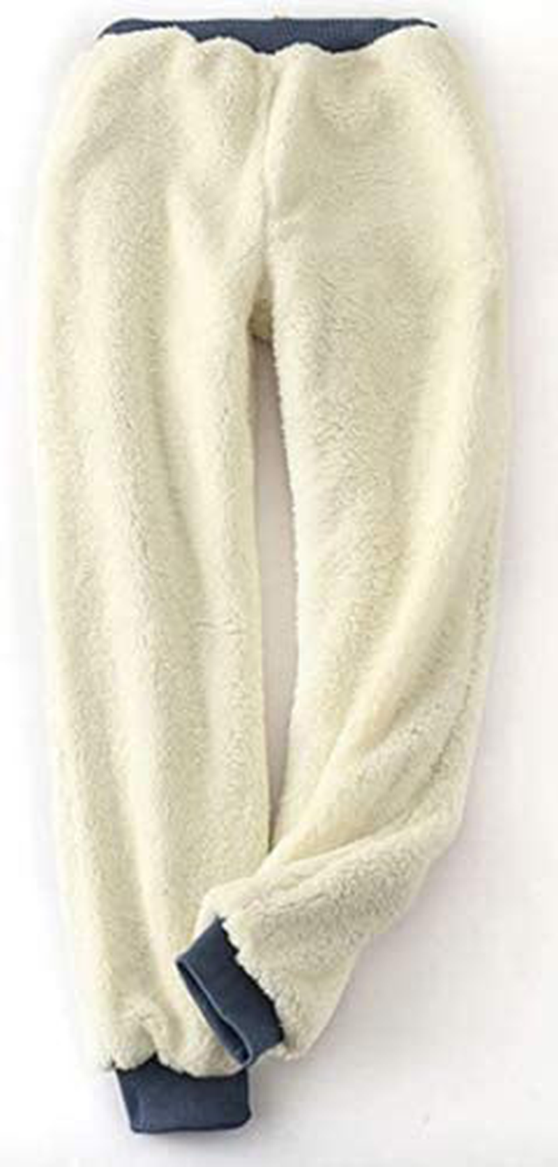 Hesayep Women'S Warm Sherpa Lined Sweatpants Drawstring Athletic Jogger Fleece Pants with Pockets Apparel & Accessories > Clothing > Activewear Kylie Max   