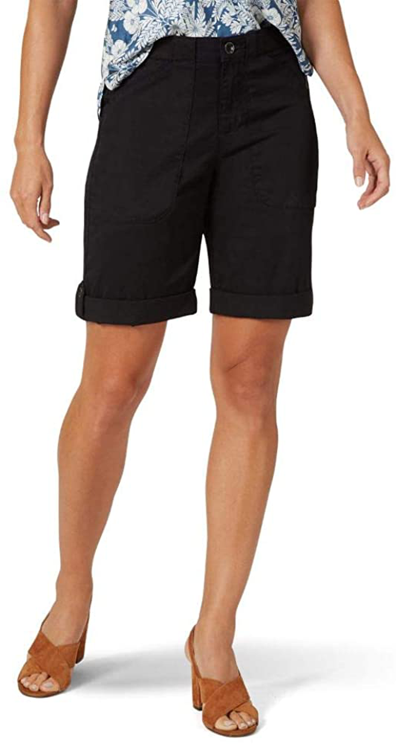 Lee Women'S Flex-To-Go Relaxed Fit Utility Bermuda Short Apparel & Accessories > Clothing > Shorts Kylie Max   