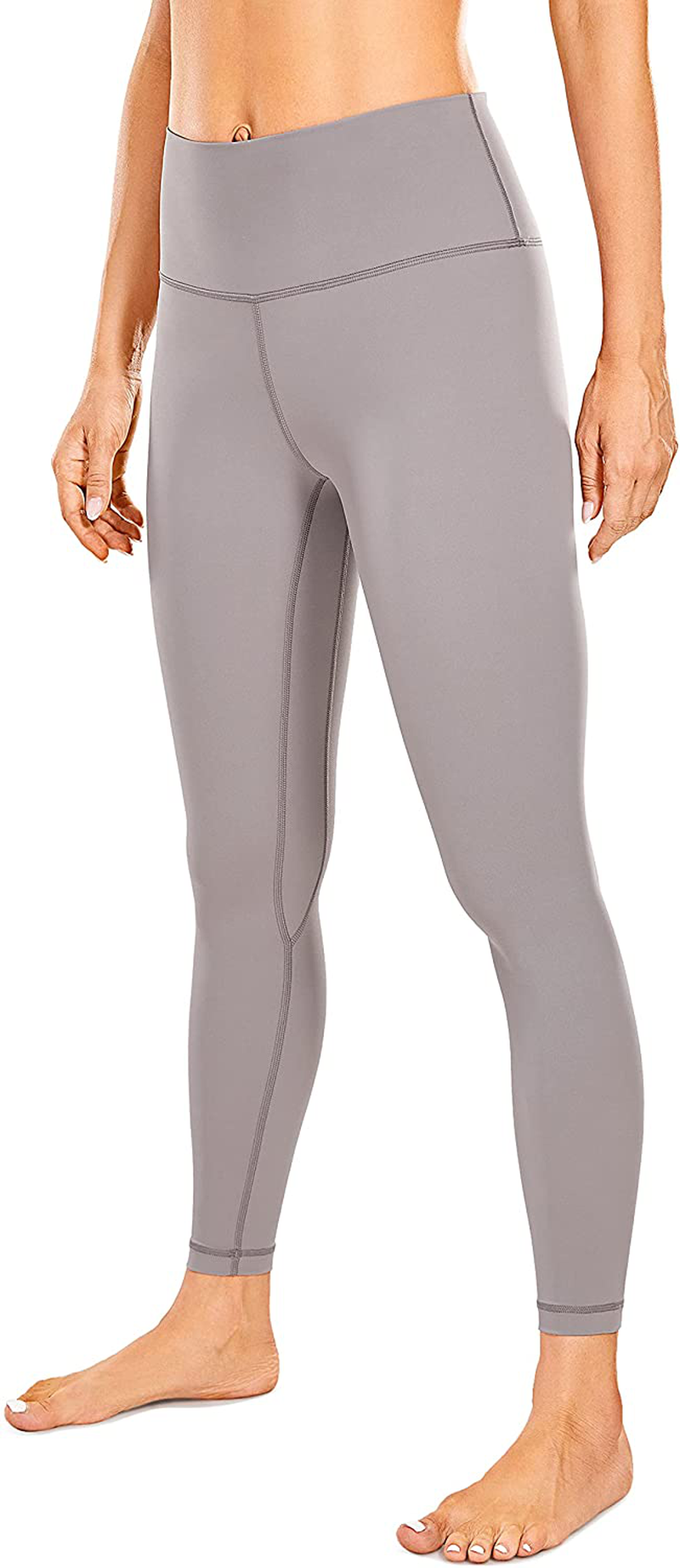 CRZ YOGA Women's Naked Feeling Yoga Pants 25 Inches - 7/8 High Waisted Workout Leggings Apparel & Accessories > Clothing > Activewear CRZ YOGA Lunar Rock Medium 