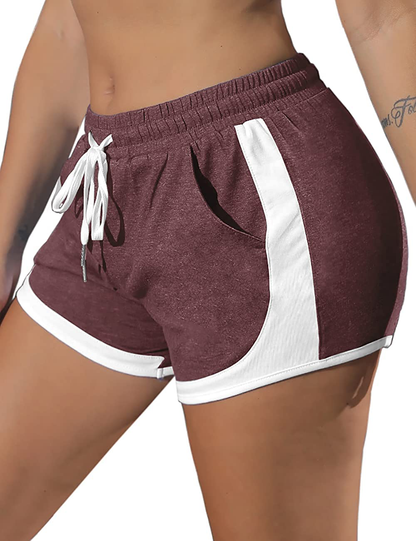 WIHOLL Womens Shorts for Summer Workout Running Shorts with Pockets Drawstring Apparel & Accessories > Clothing > Shorts Kylie Max   