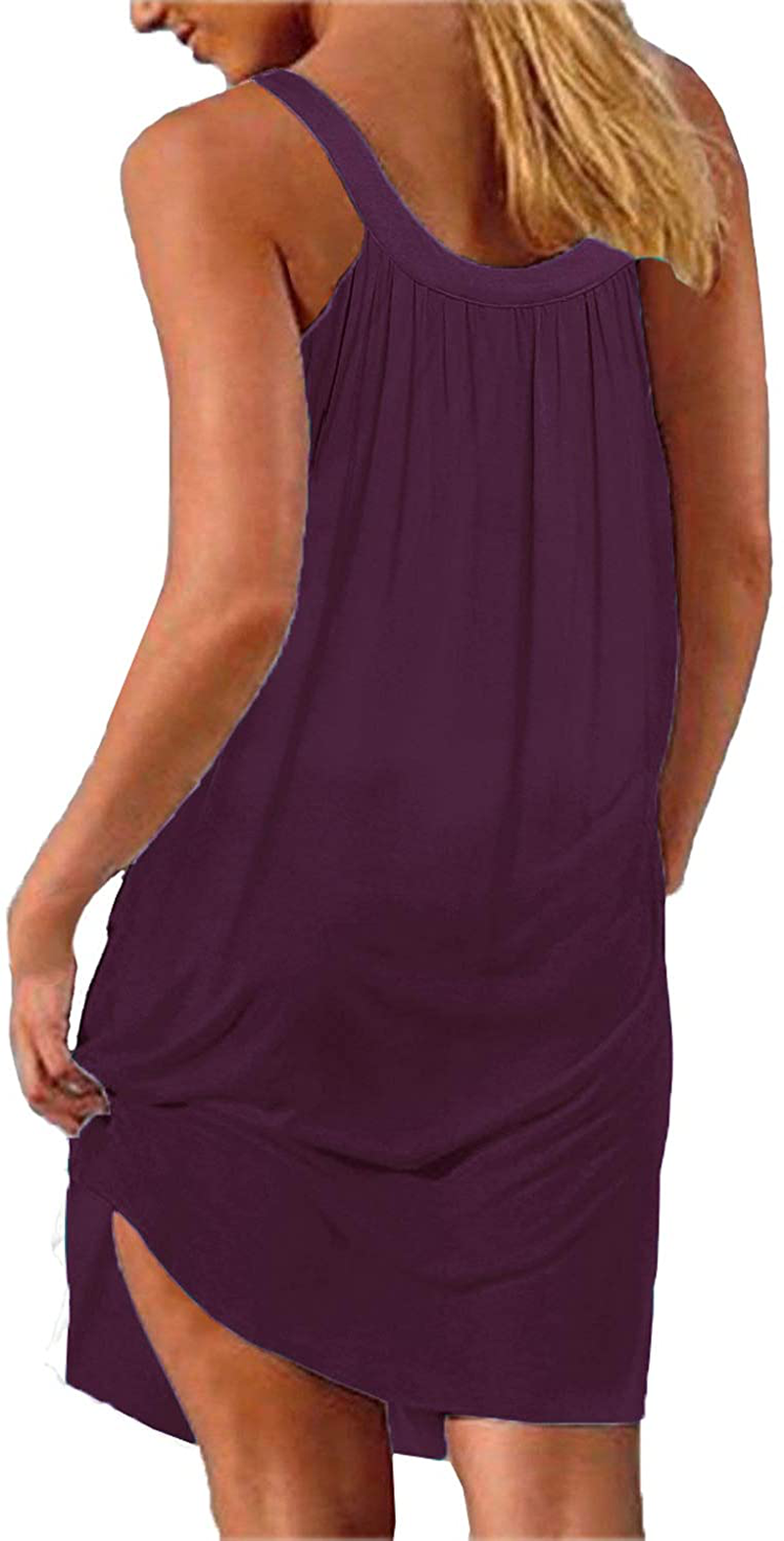 Bluetime Women'S Beach Bathing Suit Swimsuit Cover Ups Swimwear Summer Halter Dress Apparel & Accessories > Clothing > Swimwear Kylie Max   