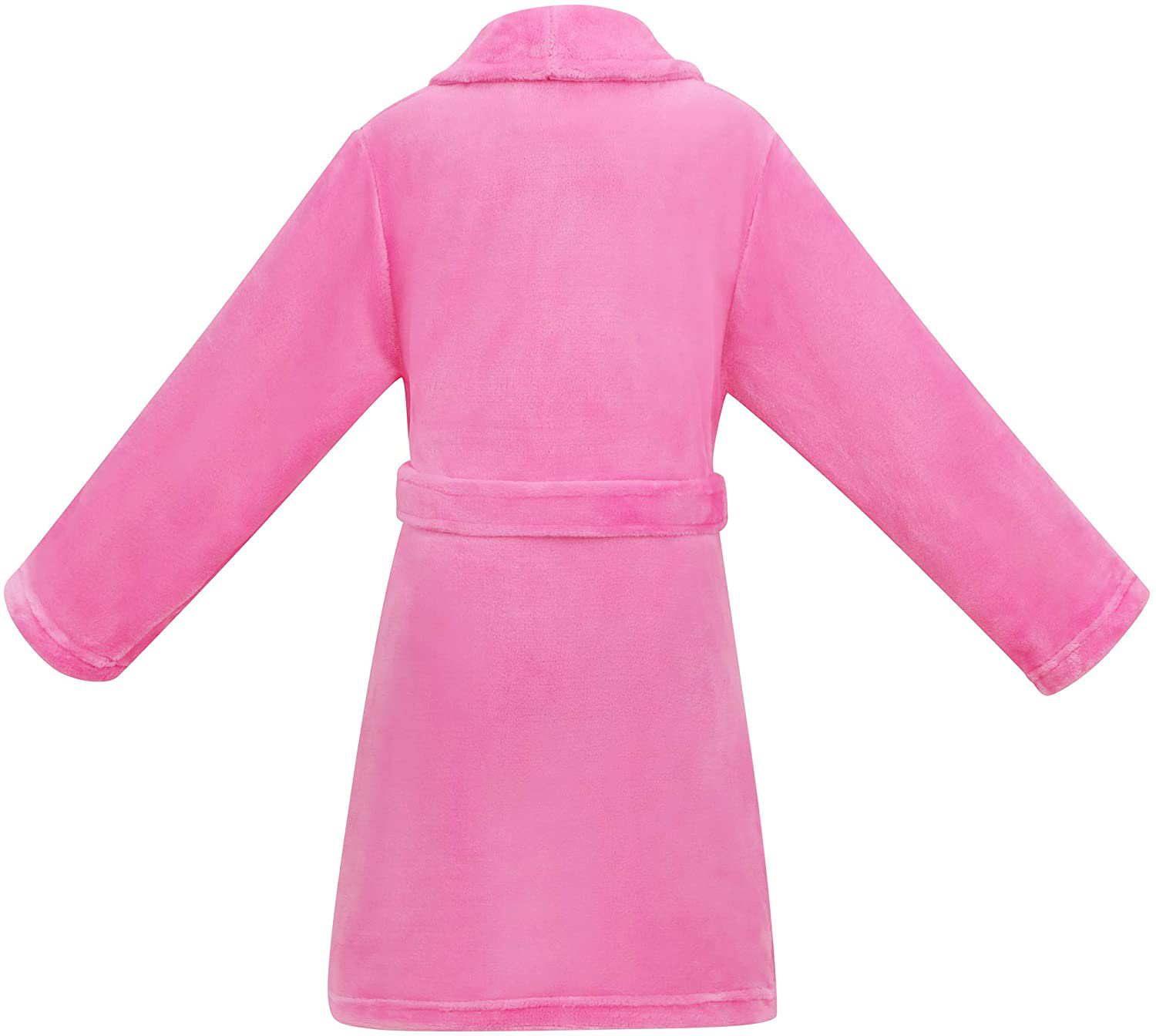 Kids Girls Boys Soft Plush Cover up with Long Sleeve Two Pockets Apparel & Accessories > Clothing > Sleepwear & Loungewear > Robes Kylie Max   