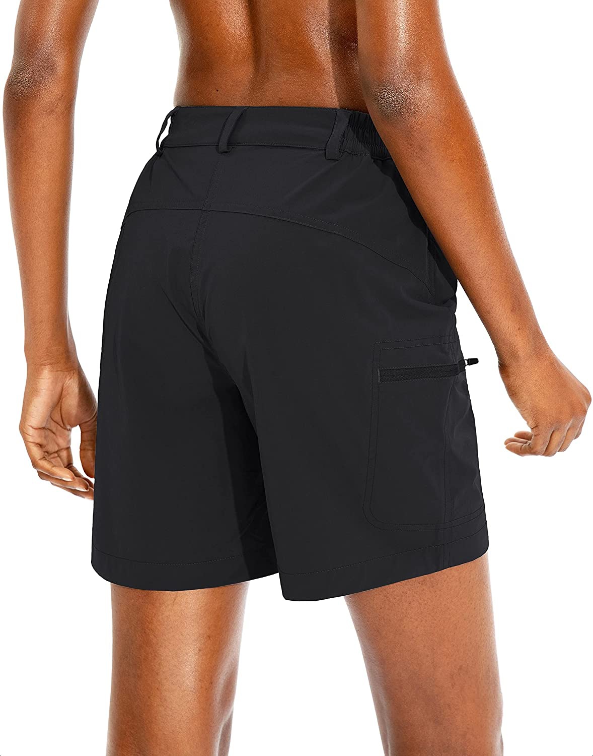 Viodia Women'S Hiking Cargo Shorts Quick Dry Stretch Lightweight Camping Shorts for Women with Zipper Pockets Apparel & Accessories > Clothing > Shorts Kylie Max   