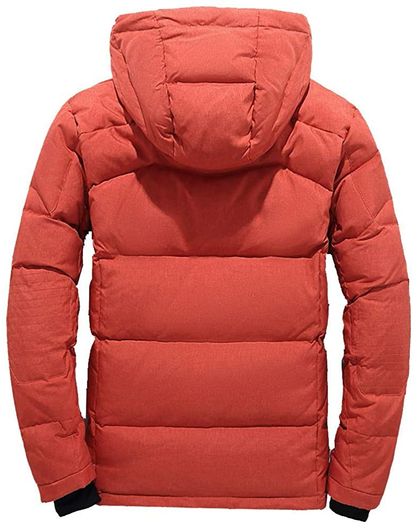 Merthy Mens Winter Warm Thicken Cotton Parka Jackets with Removable Thermal Hood Zipper Heavyweight Hooded Puffer Jacket Apparel & Accessories > Clothing > Underwear & Socks > Shapewear Merthy   