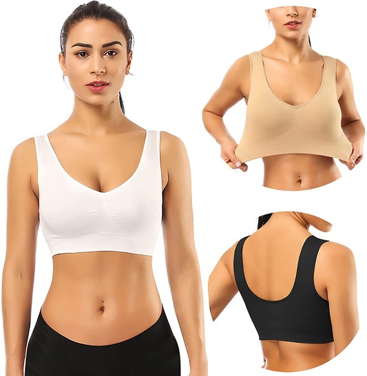 BESTENA Sports Bras for Women, Seamless Comfortable Yoga Bra with Removable Pads Apparel & Accessories > Clothing > Underwear & Socks > Bras Kylie Max   