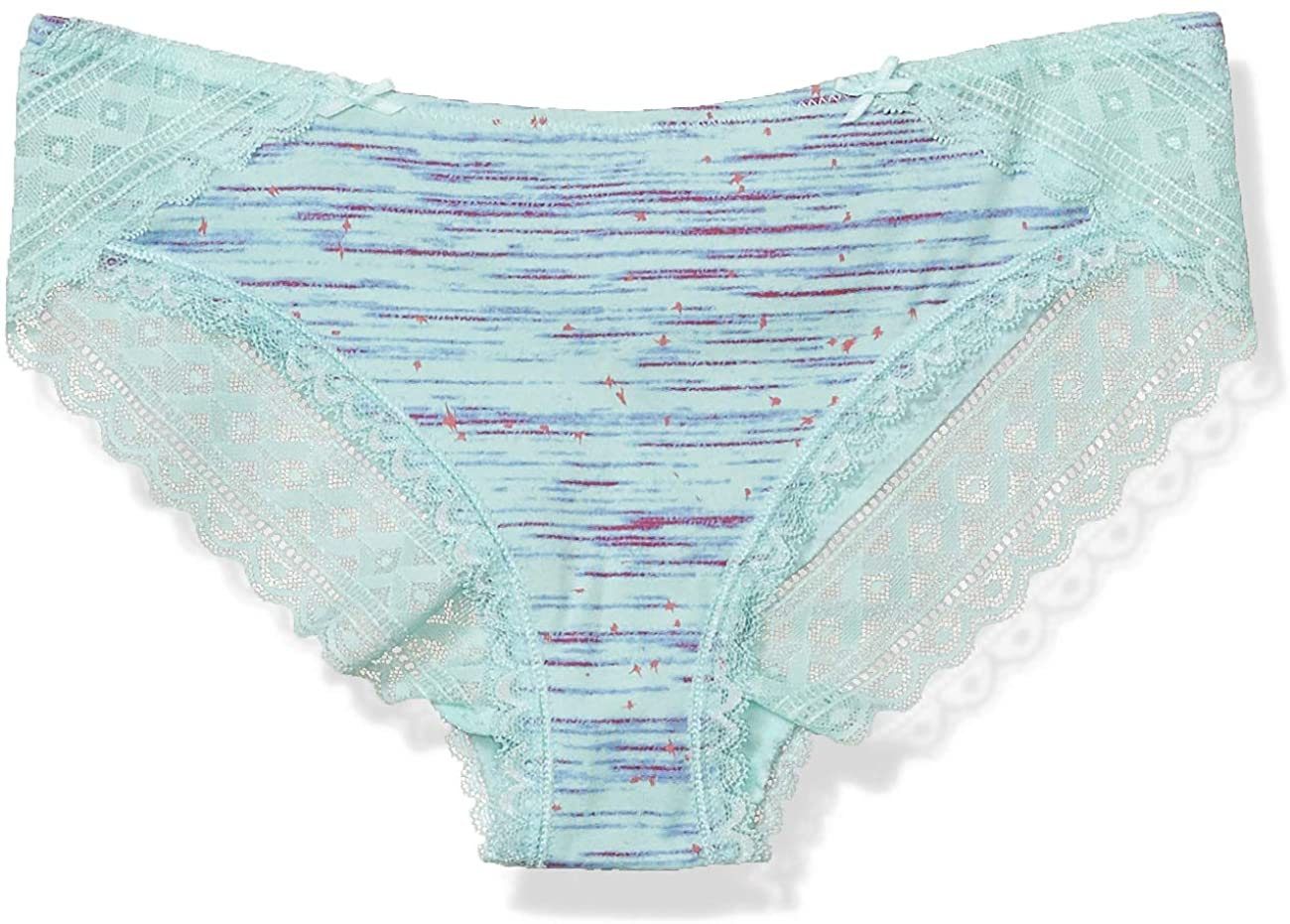 Maidenform Women'S Cotton Stretch Tanga Apparel & Accessories > Clothing > Underwear & Socks > Underwear Maidenform Spearmint Speckled Heather Print 5 
