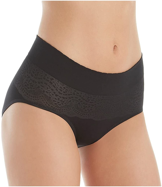 Warner'S Cloud 9 Seamless Hipster Apparel & Accessories > Clothing > Underwear & Socks > Underwear Warner's Rich Black Medium 