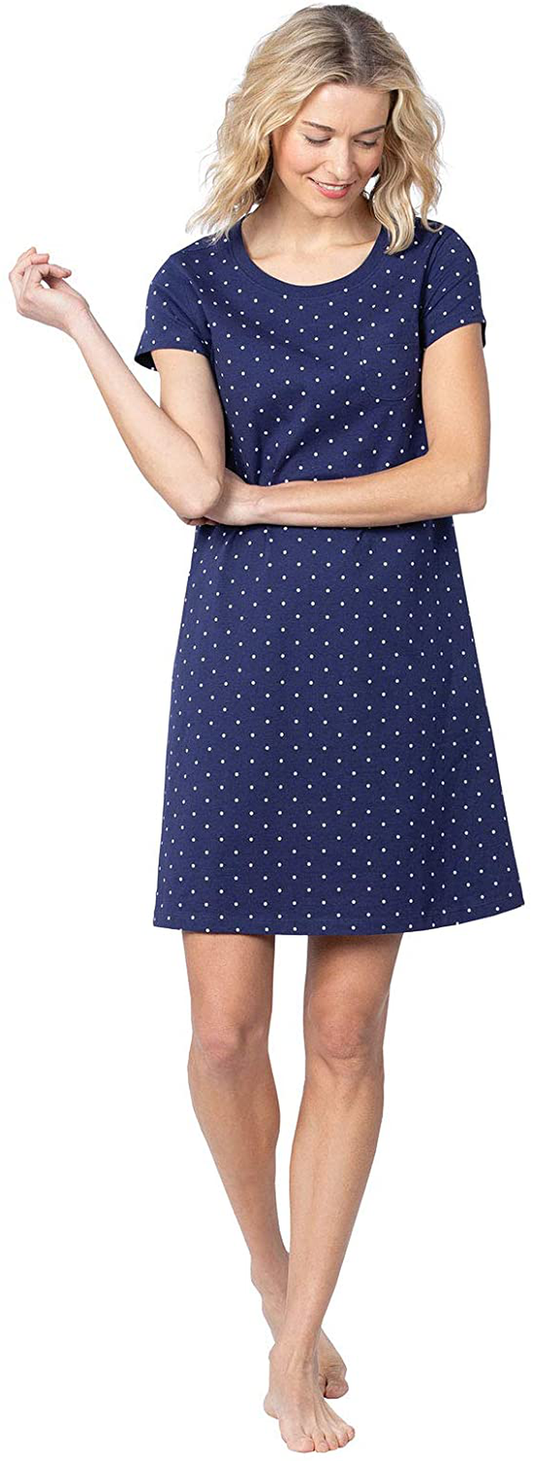 Pajamagram Short Sleeve Pullover Nightgown - Women Apparel & Accessories > Clothing > Sleepwear & Loungewear > Nightgowns Kylie Max   