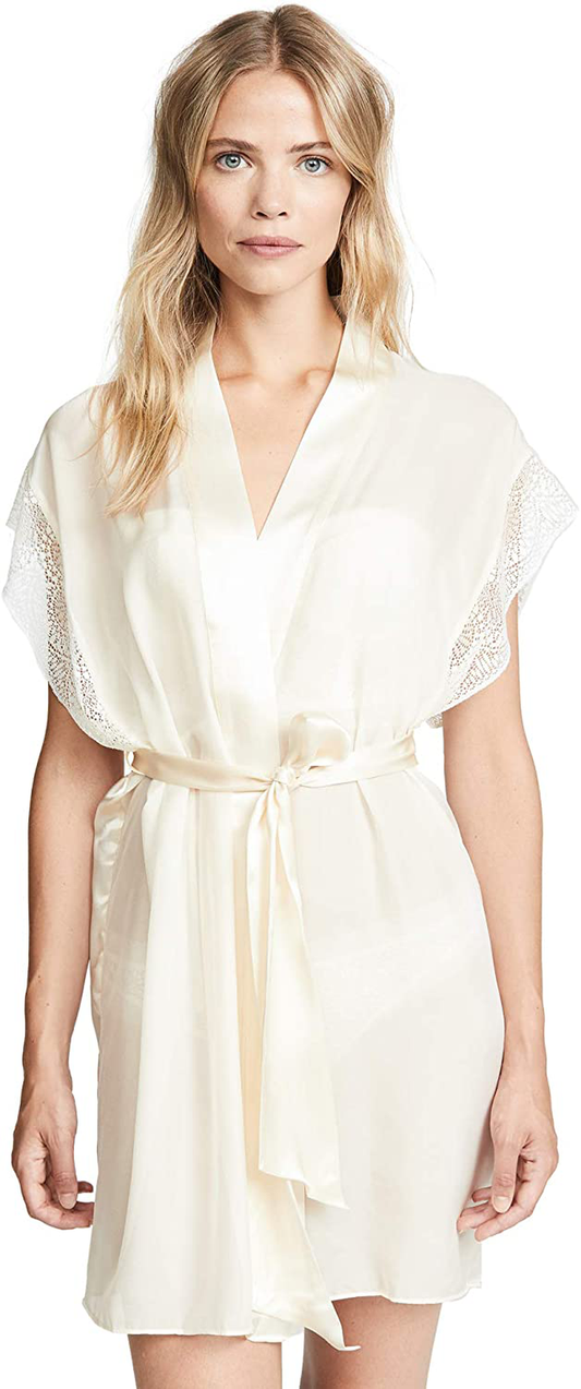 Calvin Klein Womens Ck Black Endless Robe Apparel & Accessories > Clothing > Sleepwear & Loungewear > Robes Calvin Klein   