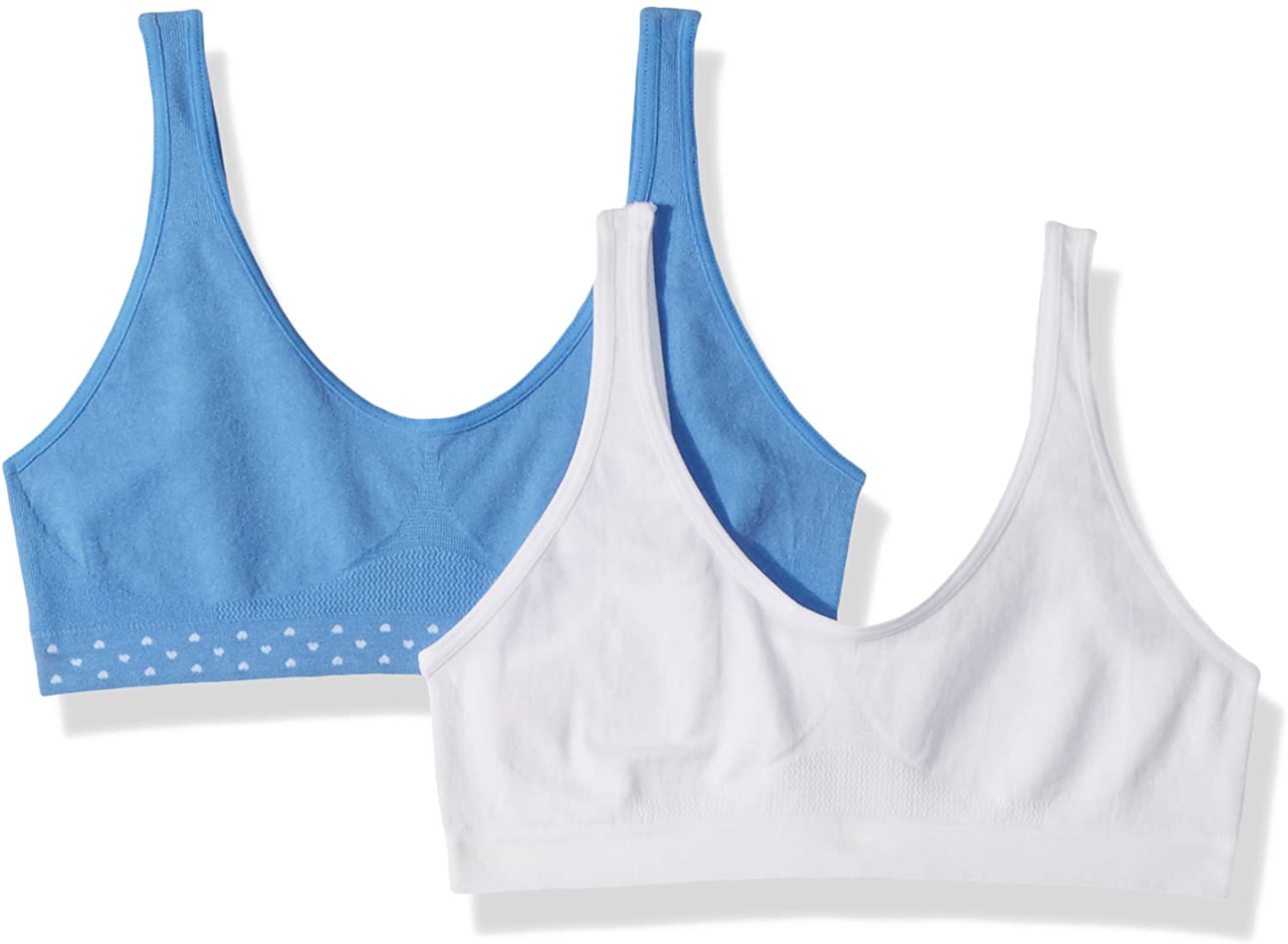 Hanes Big Girls Seamless Comfortflex Fit Cozy Pullover Bra 2-Pack Apparel & Accessories > Clothing > Underwear & Socks > Bras Kylie Max   