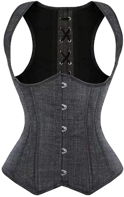 Corset Top Bustier Women'S Overbust Satin Floral Lace up Trim plus Size Bodyshaper Apparel & Accessories > Clothing > Underwear & Socks > Lingerie jutrisujo   