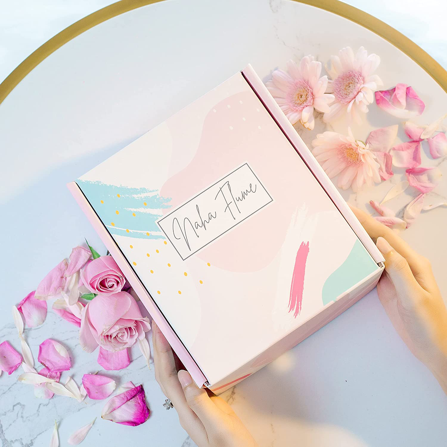 Birthday Gifts for Women - Spa Wine Tumbler Gift Box | Christmas Gifts for Women | Care Package | Self Care Gifts for Women - Get Well Soon Gifts for Women - Not a Day Over Fabulous Gifts for Women Arts & Entertainment > Party & Celebration > Gift Giving Naha Flume   