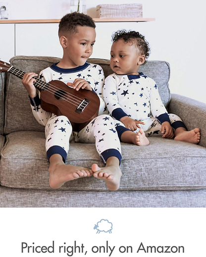 Moon and Back by Hanna Andersson Kids' 2 Piece Long Sleeve Pajama Set Apparel & Accessories > Clothing > Sleepwear & Loungewear > Pajamas Kylie Max   