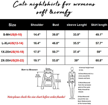 ENJOYNIGHT Sleepwear Women'S Nightgown Printed Sleep Shirt Short Sleeve Sleep Tee Cotton Nightshirt Apparel & Accessories > Clothing > Sleepwear & Loungewear > Nightgowns Kylie Max   