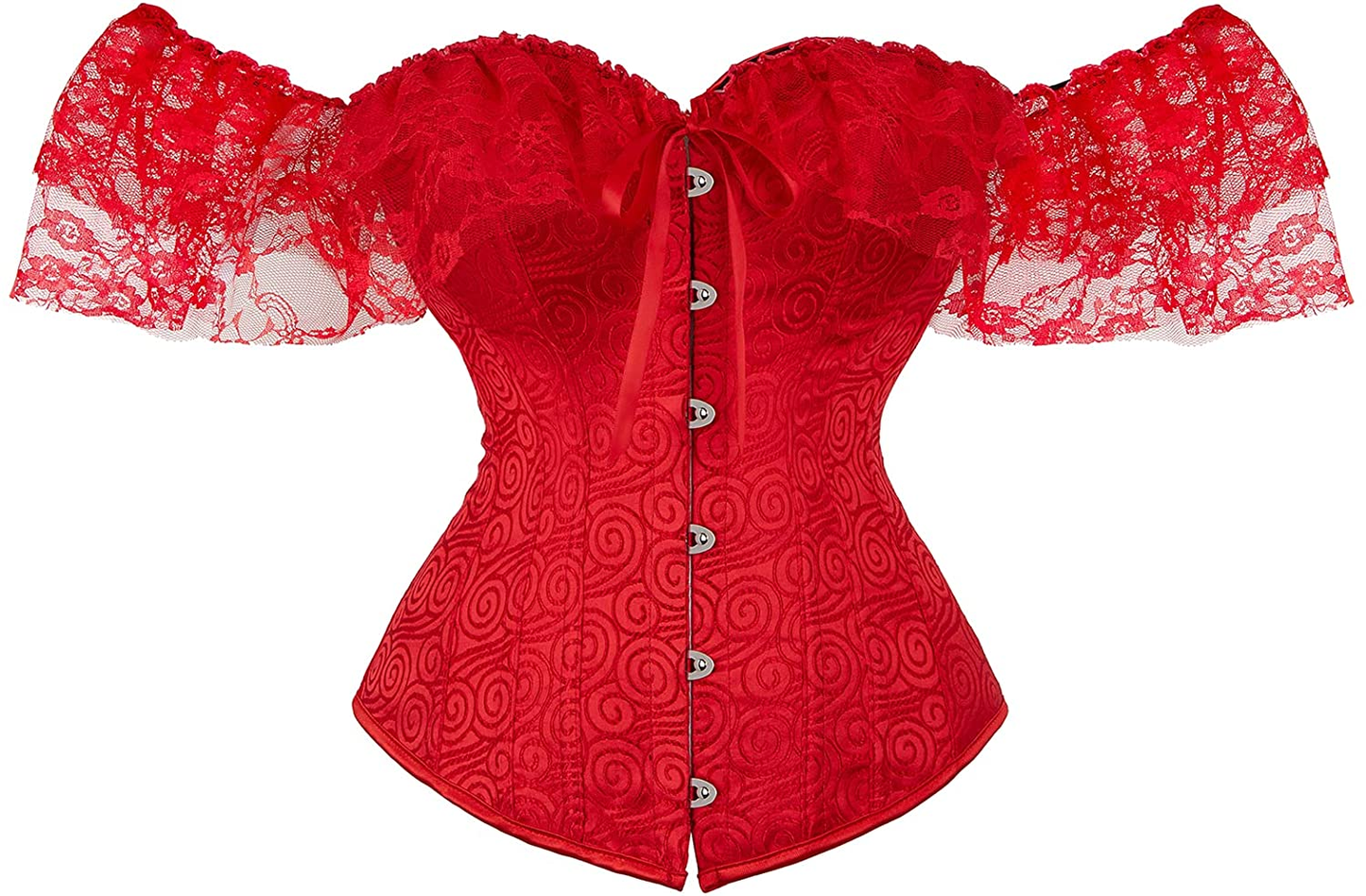 Corset Top for Women Sexy Strappy Bustier Faux Leather Overbust Waist Cincher Lace up Shapewear Top Summer Outwear Top Apparel & Accessories > Clothing > Underwear & Socks > Lingerie DCD   
