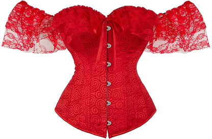 Corset Top for Women Sexy Strappy Bustier Faux Leather Overbust Waist Cincher Lace up Shapewear Top Summer Outwear Top Apparel & Accessories > Clothing > Underwear & Socks > Lingerie DCD   