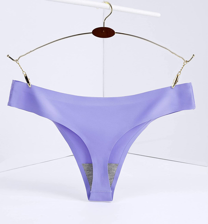CRISAN Seamless Thongs for Women Nylon No Show Thong Underwear Women 6 Pack Apparel & Accessories > Clothing > Underwear & Socks > Underwear CRISAN   