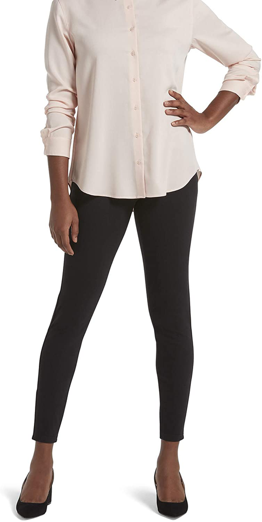 No Nonsense Women's Classic Indigo Denim Jean Leggings Apparel & Accessories > Clothing > Activewear No Nonsense Black Small 
