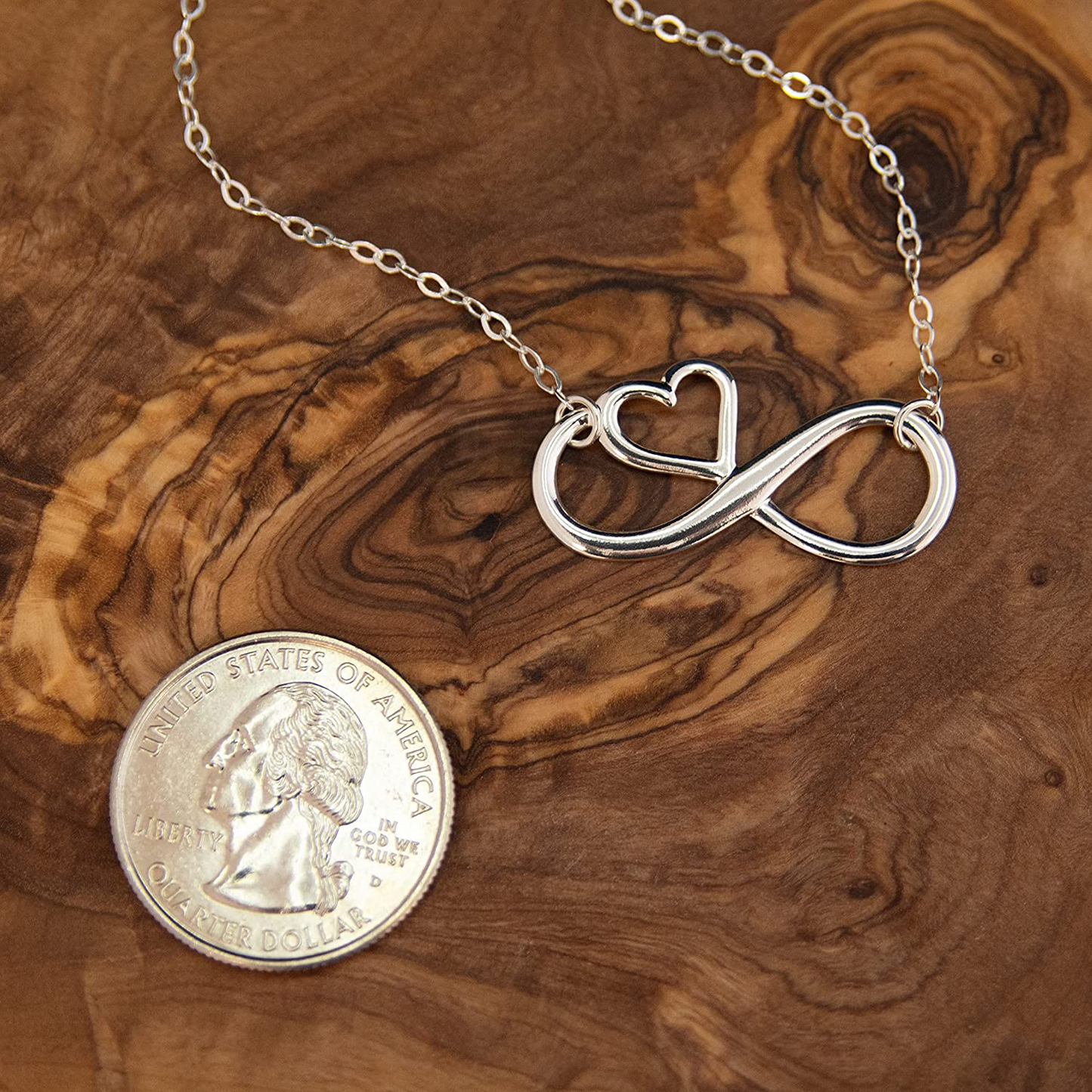 EFYTAL Mom Gifts, 925 Sterling Silver Infinity with Heart Necklace for Mother & Daughter, Mom Necklaces for Women, Best Birthday Gift Ideas, Pendant Mother's Day Jewelry For Her, Mothers Day Arts & Entertainment > Party & Celebration > Gift Giving EFYTAL   