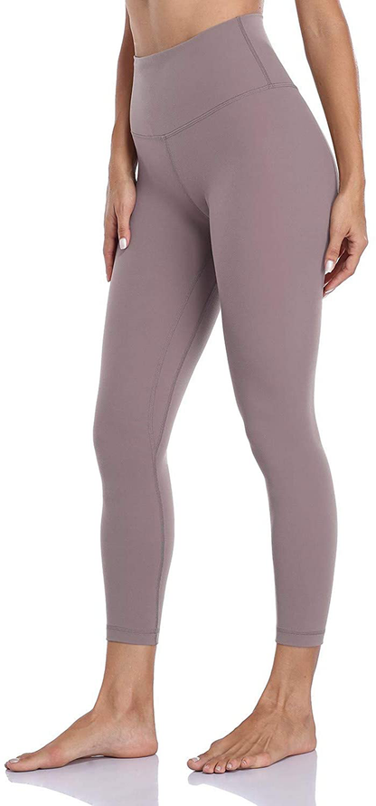 HeyNuts Hawthorn Athletic Essential II 7/8 Legging Women's High Waisted Yoga Pants Active Ankle Legging-25'' Apparel & Accessories > Clothing > Activewear HeyNuts Violet Verbena_25'' Ⅱ Large 