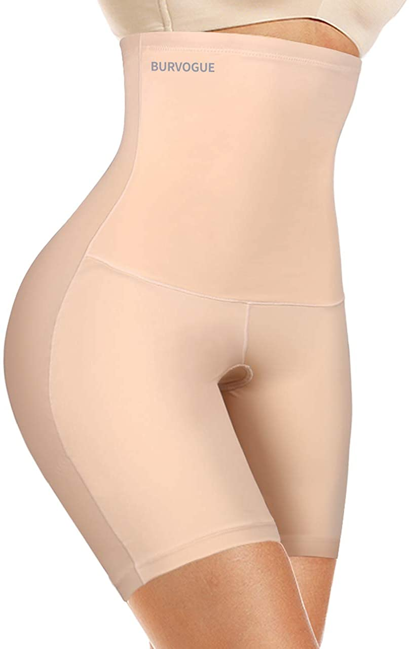 Burvogue Shapewear for Women Tummy Control-Butt Lifter High Waisted Shaper Shorts Apparel & Accessories > Clothing > Underwear & Socks > Shapewear Burvogue Beige Medium 