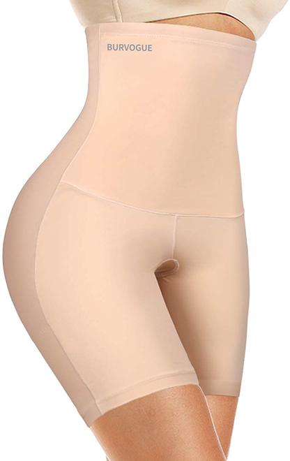 Burvogue Shapewear for Women Tummy Control-Butt Lifter High Waisted Shaper Shorts Apparel & Accessories > Clothing > Underwear & Socks > Shapewear Burvogue Beige Medium 