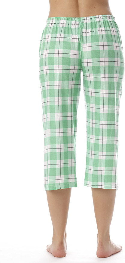 Just Love 100% Cotton Women Pajama Capri Pants Sleepwear Apparel & Accessories > Clothing > Sleepwear & Loungewear > Pajamas Kylie Max   