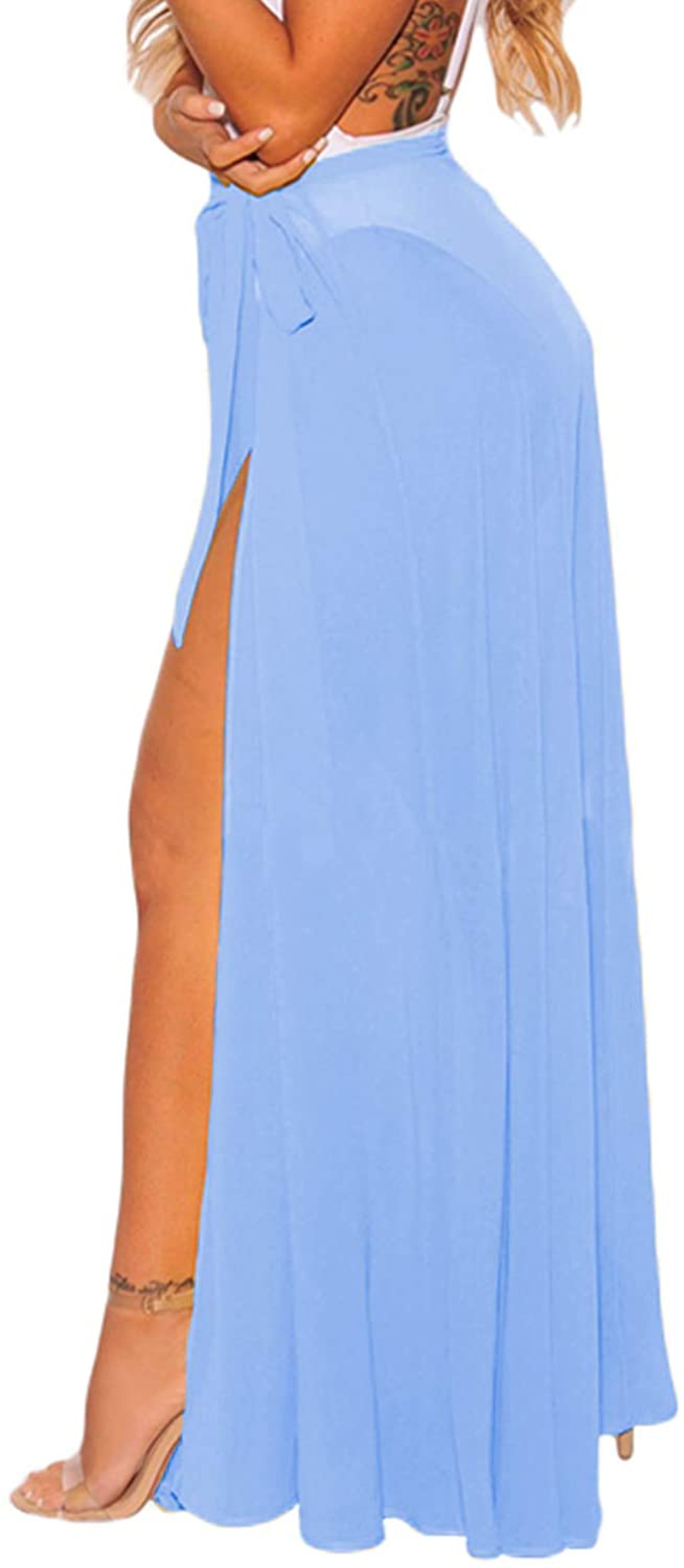 LIENRIDY Women'S Swimsuit Cover up Summer Beach Wrap Skirt Swimwear Bikini Cover-Ups Apparel & Accessories > Clothing > Swimwear Kylie Max   