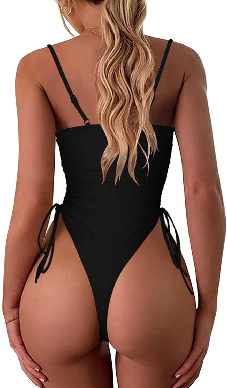 Ioiom Womens Sexy High Waisted One Piece Swimsuit Tummy Control Swimwear Apparel & Accessories > Clothing > Swimwear Kylie Max   