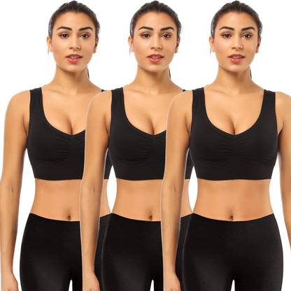 BESTENA Sports Bras for Women, Seamless Comfortable Yoga Bra with Removable Pads Apparel & Accessories > Clothing > Underwear & Socks > Bras Kylie Max   