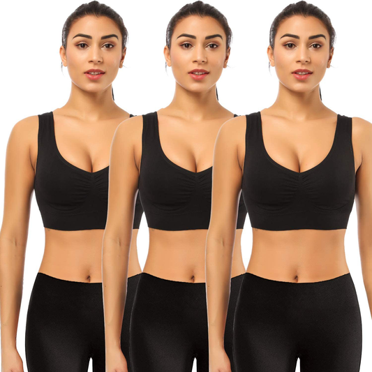 BESTENA Sports Bras for Women, Seamless Comfortable Yoga Bra with Removable Pads Apparel & Accessories > Clothing > Underwear & Socks > Bras Kylie Max   