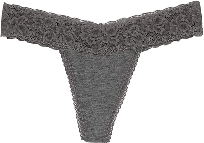 Women's Lace Thongs, T Back Low Waist See Through Panties Sexy Seamless V-Shape Design Lace Thongs for Women Apparel & Accessories > Clothing > Underwear & Socks > Underwear Delcroix   