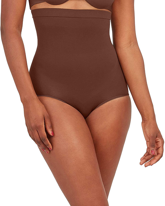 Spanx Higher Power Panties Apparel & Accessories > Clothing > Underwear & Socks > Shapewear SPANX Chestnut Brown 1X 