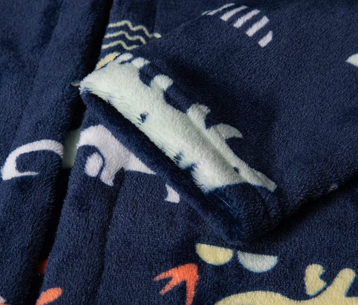 Kids Little Boys Girls Cartoon Animal Hooded Bathrobe Toddler Robe Pajamas Sleepwear Apparel & Accessories > Clothing > Sleepwear & Loungewear > Robes Kylie Max   