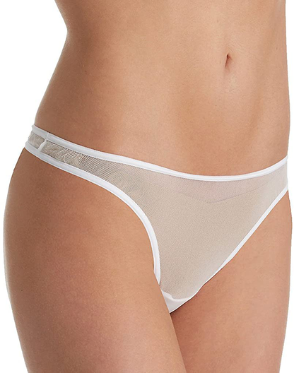 Cosabella Women's Soire Thong Panty Apparel & Accessories > Clothing > Underwear & Socks > Underwear Cosabella White Small-Medium 