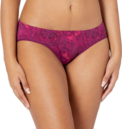 Maidenform Women'S Invisible Look Bikini Apparel & Accessories > Clothing > Underwear & Socks > Underwear Maidenform Wild Galactic Floral/Galactic 9 