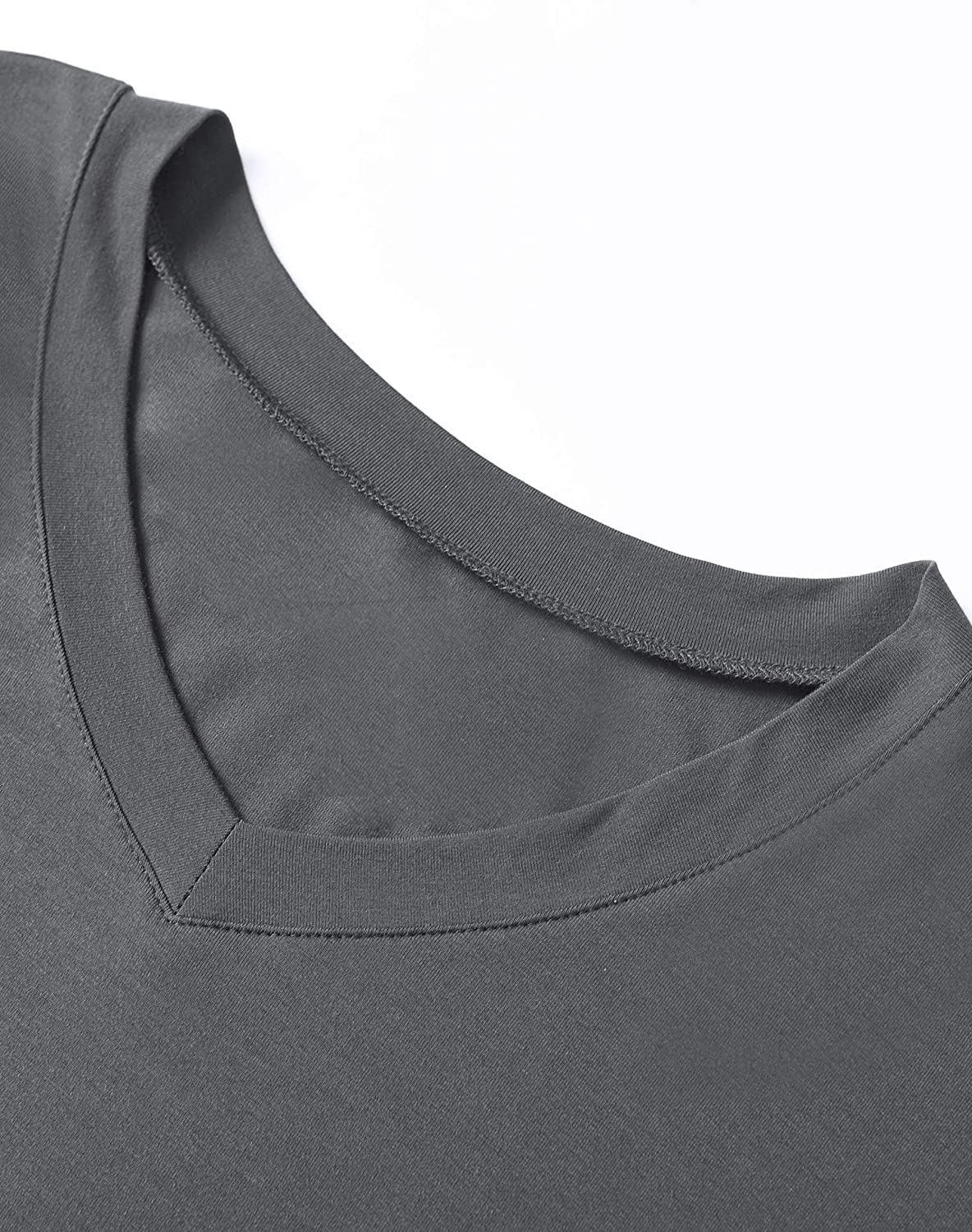 Latuza Men'S Bamboo Viscose Nightshirt Short Sleeves Sleep Shirt Apparel & Accessories > Clothing > Sleepwear & Loungewear > Nightgowns Kylie Max   
