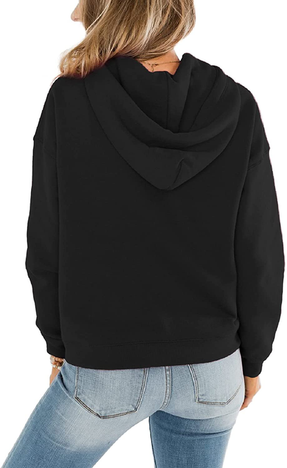 ORANDESIGNE Women’S Casual Hoodies Long Sleeve Pullover Tops Loose Lightweight Sweatshirt with Pocket Apparel & Accessories > Clothing > Activewear Kylie Max   