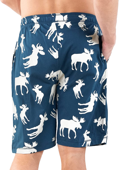 Lazy One Pajama Shorts for Men, Men'S Separate Bottoms, Cotton Loungewear Apparel & Accessories > Clothing > Sleepwear & Loungewear > Pajamas Kylie Max   