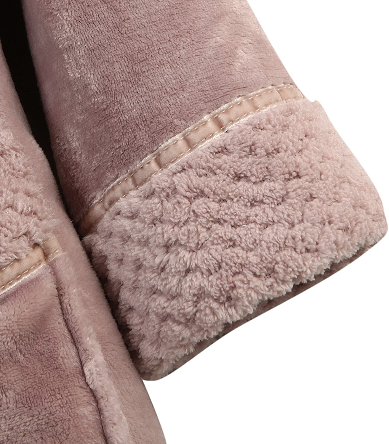 Richie House Women'S Plush Soft Warm Fleece Bathrobe Robe RH1591 Apparel & Accessories > Clothing > Sleepwear & Loungewear > Robes Kylie Max   