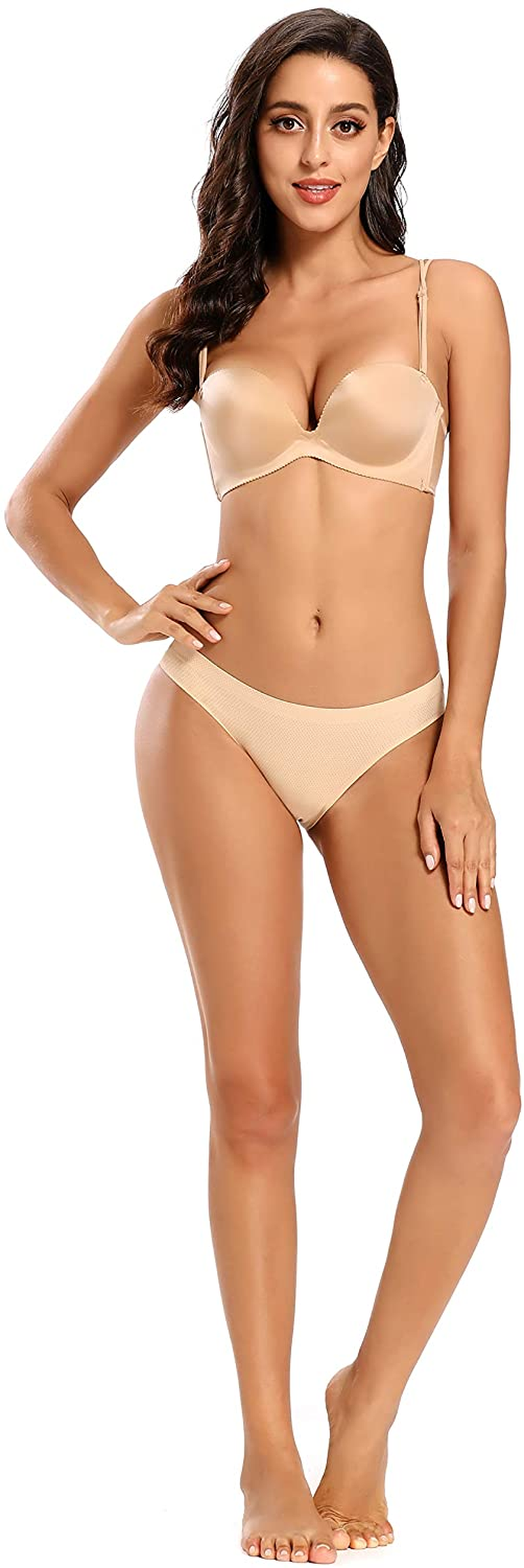 VOENXE Womens Seamless Underwear Breathable Stretch Bikini Panties Apparel & Accessories > Clothing > Underwear & Socks > Underwear voenxe   
