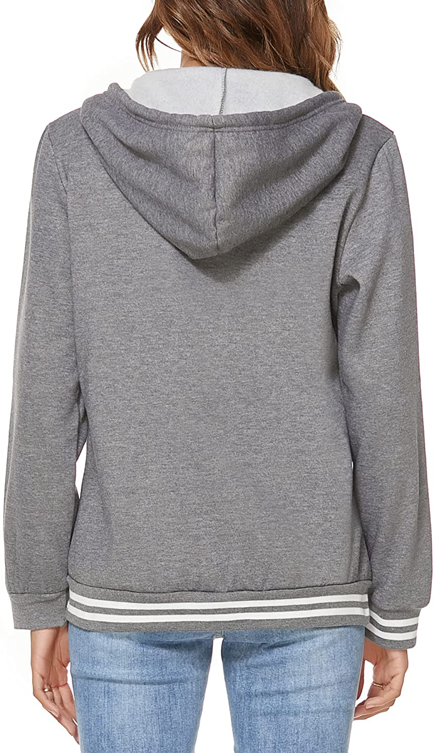 FINWANLO Hoodies for Women Casual Long Sleeve Tops Fleece Pullover Hooded Sweatshirts Jacket with Pockets  Kylie Max   