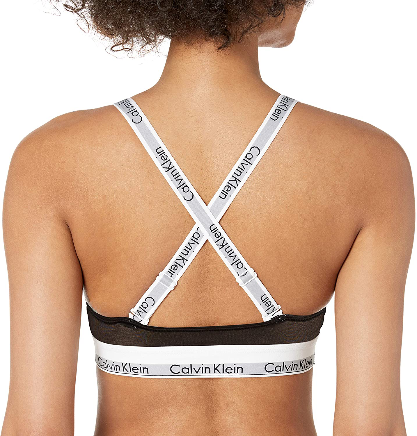 Calvin Klein Women'S Modern Cotton Unlined Triangle Crossback Bralette Apparel & Accessories > Clothing > Underwear & Socks > Bras Kylie Max   