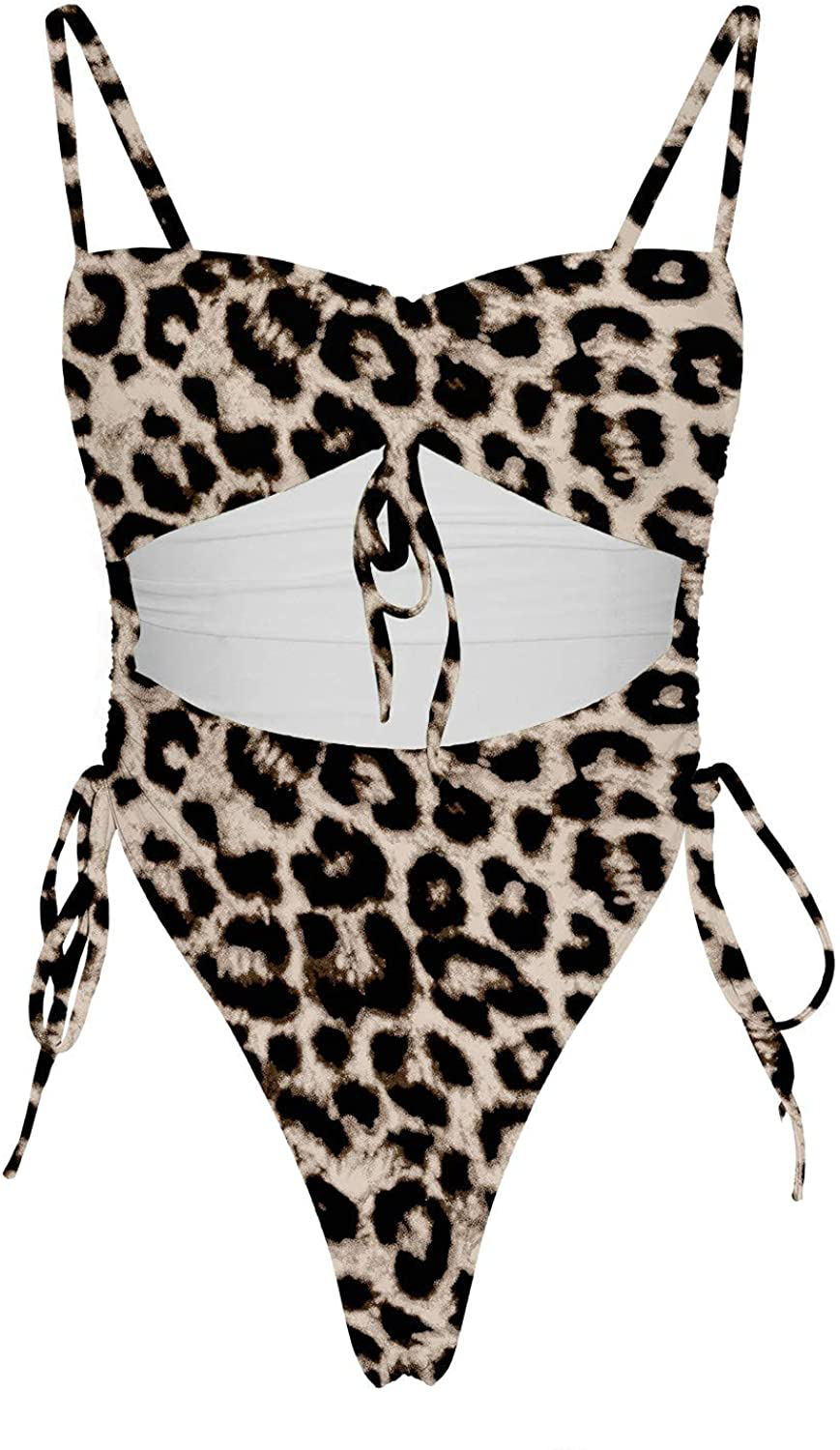 Ioiom Womens Sexy High Waisted One Piece Swimsuit Tummy Control Swimwear Apparel & Accessories > Clothing > Swimwear Kylie Max   