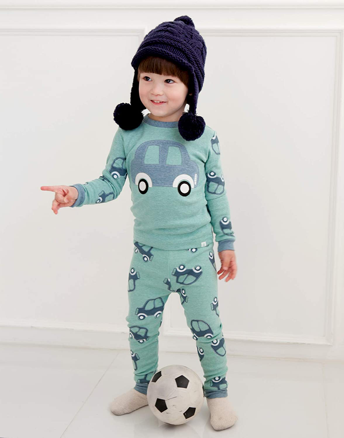 VAENAIT BABY Toddler Kids Boys Girls 100% Cotton Jaws Truck Dino Snug Fit Sleepwear Pajama Pjs Set Apparel & Accessories > Clothing > Sleepwear & Loungewear > Pajamas Kylie Max   